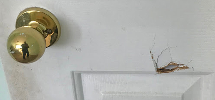 interior door hole repair Corcoran