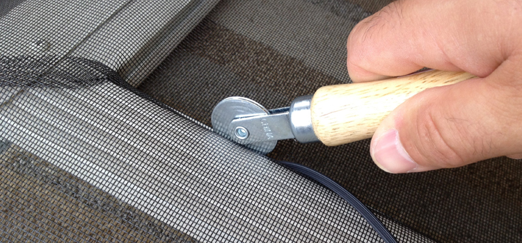 metal screen door repair in Corcoran